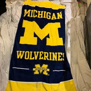 COPY - University of Michigan  beach towel